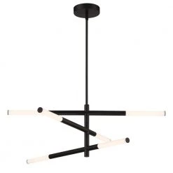 Bristol Integrated LED Black Articulating Pendant by GLUCKSTEINELEMENTS