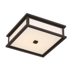 Balmoral 1-Light Black LED Outdoor Flush Mount by GLUCKSTEINELEMENTS -JAZAVA Sales Store black glucksteinelements outdoor flush mount lights 39643 hbcled 4f 1000
