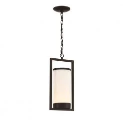 Landon 1 Light Black LED Outdoor Pendant by GLUCKSTEINELEMENTS