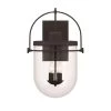 Lowell 4-Lights Black Outdoor Industrial Wall Sconce by GLUCKSTEINELEMENTS