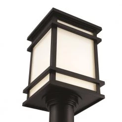 Balmoral Black Integrated LED Outdoor Post with White Panel Glass Shade by GLUCKSTEINELEMENTS 9 Balmoral Black Integrated LED Outdoor Post with White Panel Glass Shade by GLUCKSTEINELEMENTS -JAZAVA Sales Store black glucksteinelements post light sets 39642 hbcled 1d 1000