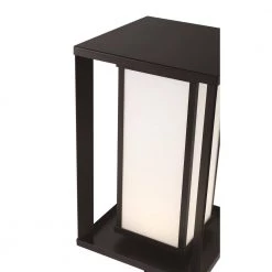 Paxton Black Integrated LED Outdoor Post with White Panel Glass Shade by GLUCKSTEINELEMENTS 12 Paxton Black Integrated LED Outdoor Post with White Panel Glass Shade by GLUCKSTEINELEMENTS -JAZAVA Sales Store black glucksteinelements post light sets 39652 hbcled fa 1000