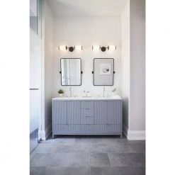 Ashbury 24 in. 2-Light Black Vanity Light by GLUCKSTEINELEMENTS -JAZAVA Sales Store black glucksteinelements vanity lighting 38680 hbcb 31 1000