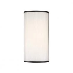 Massey 1-Light Black Metal Integrated LED Outdoor Wall Sconce by GLUCKSTEINELEMENTS