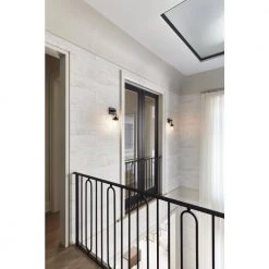 Lowell 1-Light Black Wall Sconce with Glass Shade by GLUCKSTEINELEMENTS -JAZAVA Sales Store black glucksteinelements wall sconces 38717 hbcb 1f 1000