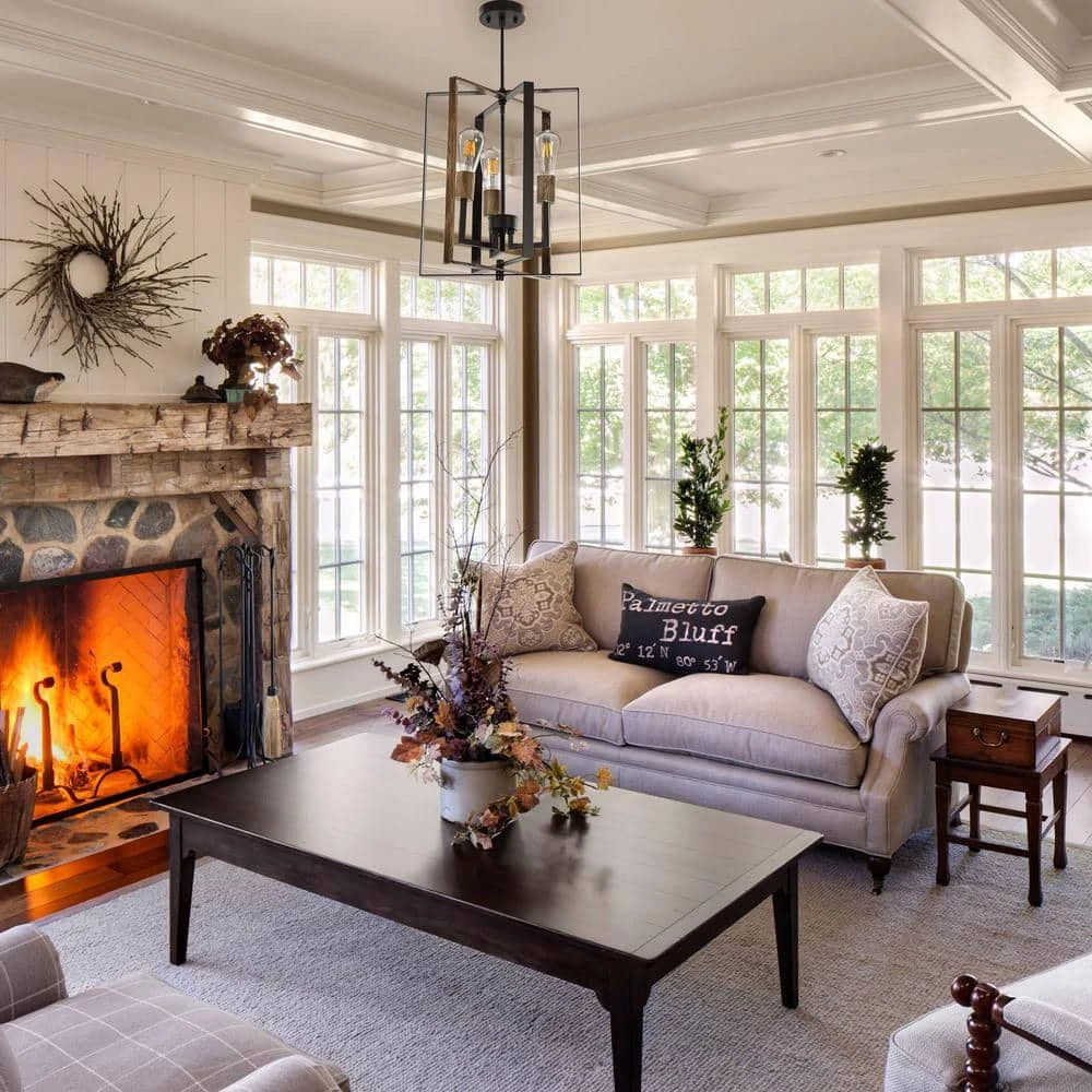 Modern 3-Light Standard Black Brown Pendant Light by JAZAVA 3 Modern 3-Light Standard Black Brown Pendant Light by JAZAVA - Image 3