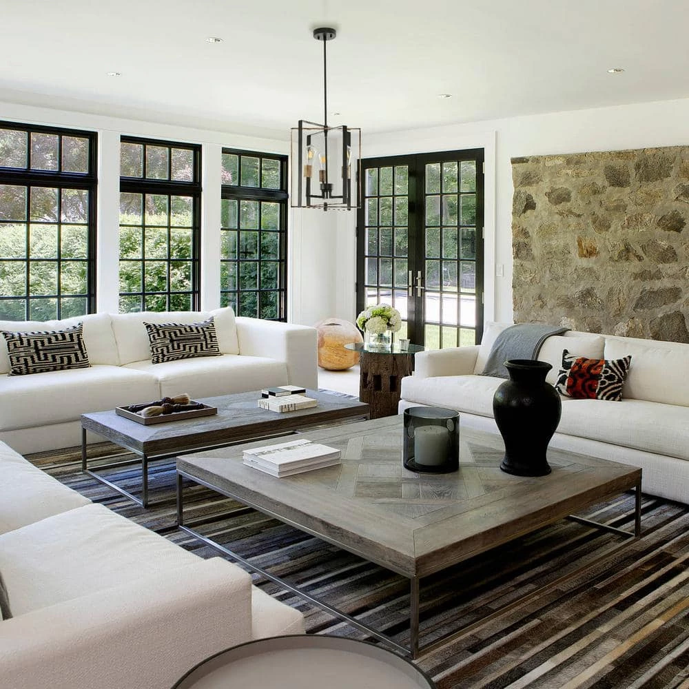 Modern 3-Light Standard Black Brown Pendant Light by JAZAVA 9 Modern 3-Light Standard Black Brown Pendant Light by JAZAVA - Image 9