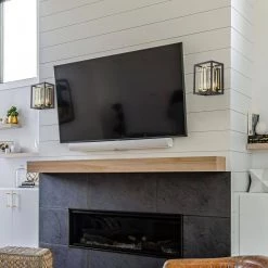 8 in. 1-Light Rectangle Black Wall Sconce With Crystal by JAZAVA -JAZAVA Sales Store black jazava wall sconces wz5619 1w bk 76 1000