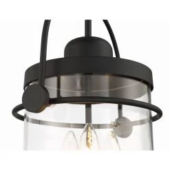 Lowell 3-Light Black Outdoor Pendant Light by GLUCKSTEINELEMENTS -JAZAVA Sales Store black metal glucksteinelements outdoor pendant lights 39660 hbc 44 1000
