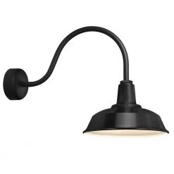 Bryson 5.87 in. Black Outdoor Wall Sconce by Troy RLM