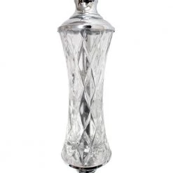 Glacier Petal Glass 5-Light Chrome Chandelier by Elegant Designs -JAZAVA Sales Store chrome elegant designs chandeliers ch1000 chr 44 1000