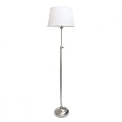 59 in. Brushed Nickel Adjustable Floor Lamp (3-Pack Set) by Elegant Designs -JAZAVA Sales Store elegant designs lamp sets lc1017 bsn 4f 1000