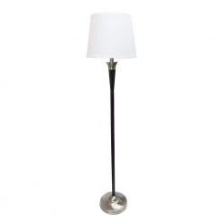 58.5 in. Malbec Black and Brushed Nickel Floor Lamp by Elegant Designs -JAZAVA Sales Store elegant designs lamp sets lc1018 mbc 1f 1000