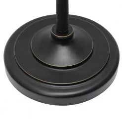 Traditionally Crafted Restoration Bronze Lamp Set (2-Table Lamps, 1-Floor Lamp) with Tan Shades (3-Pack) by Elegant Designs -JAZAVA Sales Store elegant designs lamp sets lc1019 rbz 1f 1000