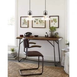 1-Light Oil Rubbed Bronze Finish Farmhouse Pendant Light with Clear Glass Shade by JAZAVA -JAZAVA Sales Store oil rubbed bronze jazava chandeliers hd4fy09 mpdm 1f 1000