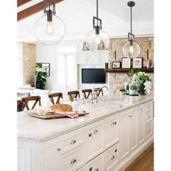 1-Light Globe Oil-Rubbed Bronze Glass Shade Pendant by JAZAVA 11 1-Light Globe Oil-Rubbed Bronze Glass Shade Pendant by JAZAVA -JAZAVA Sales Store oil rubbed bronze jazava chandeliers hd5hzg19 m1ldm 44 1000