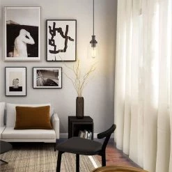 1-Light Oil Rubbed Bronze Finish Pendant Light with Clear Glass Shade by JAZAVA -JAZAVA Sales Store oil rubbed bronze jazava chandeliers hdzg33m1l orbdm 4f 1000