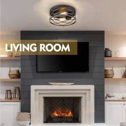 12 in. 2-Light Metal Cage Oil Rubbed Bronze Flush Mount by JAZAVA 9 12 in. 2-Light Metal Cage Oil Rubbed Bronze Flush Mount by JAZAVA -JAZAVA Sales Store oil rubbed bronze jazava flush mount lights hd5hy4 f orbdm 44 1000