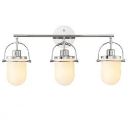 Lowell 24.5 in. 3-Light Polished Nickel Vanity Light by GLUCKSTEINELEMENTS
