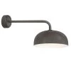 Dome 10.63 in. H 1-Light Textured Bronze Outdoor Wall Mount Sconce by Troy RLM