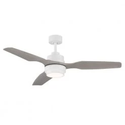 Denver 48 in. Integrated LED Indoor White Ceiling Fan with Remote by GLUCKSTEINELEMENTS