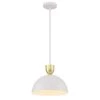 Bryant 1-Light White Shaded Pendant by GLUCKSTEINELEMENTS